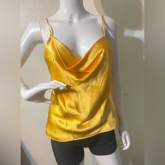 INTERMIX
Fayette Cowl Neck Silk Camisole - Picture 6 of 12